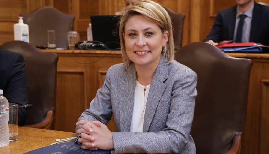 Η υφυπουργός Υποδομών και Μεταφορών Χριστίνα Αλεξοπούλου @ Υπουργείο