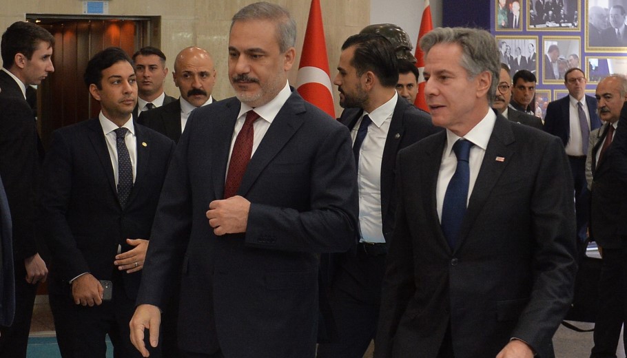 Η μαραθώνια συνάντηση Μπλίνκεν με Φιντάν στην Άγκυρα