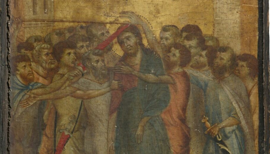 Το αριστούργημα του 13ου αιώνα «Ο Χριστός που χλευάζεται» του Cimabue © presse.louvre.fr