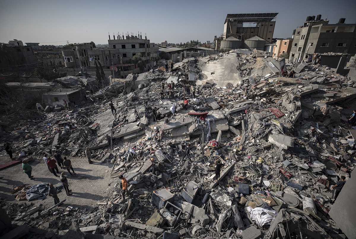 Καταστροφές στη Γάζα © EPA/HAITHAM IMAD