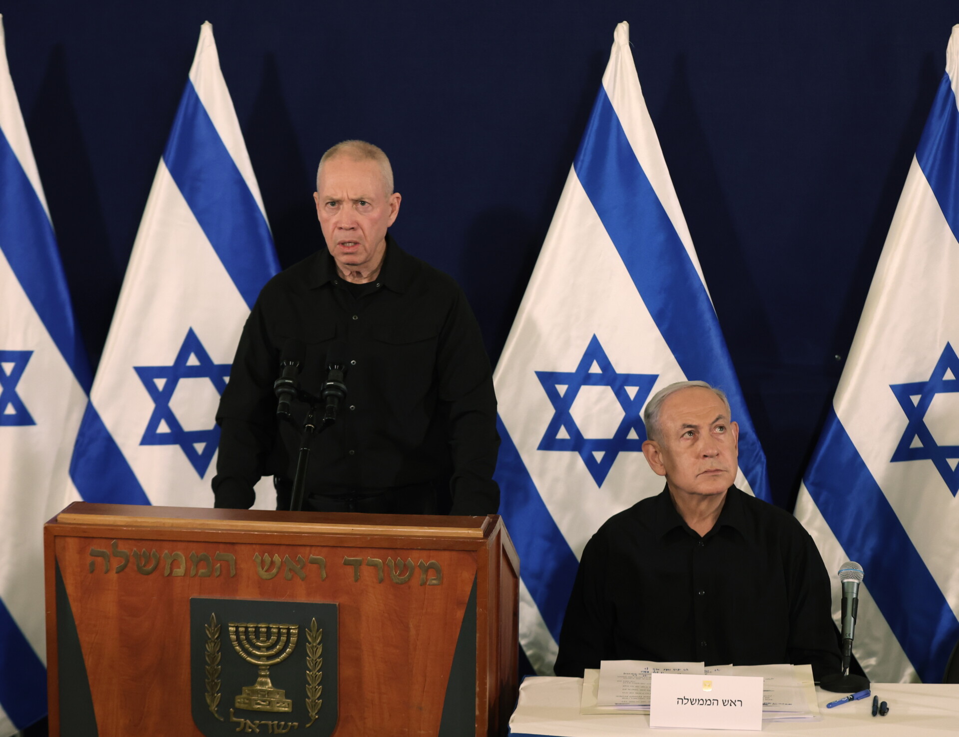 O υπουργός Άμυνας του Ισραήλ, Γιόαβ Γκάλαντ © EPA/ABIR SULTAN / POOL