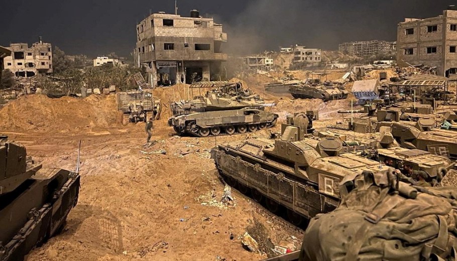 Τανκς του ισραηλινού στρατού στη Γάζα @ IDF/Twitter