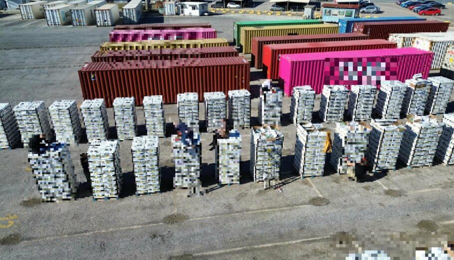 Κοντέινερ με μπανάνες έκρυβε 91 κιλά κοκαΐνης τεσσάρων εκατ. ευρώ @Λιμενικό Σώμα