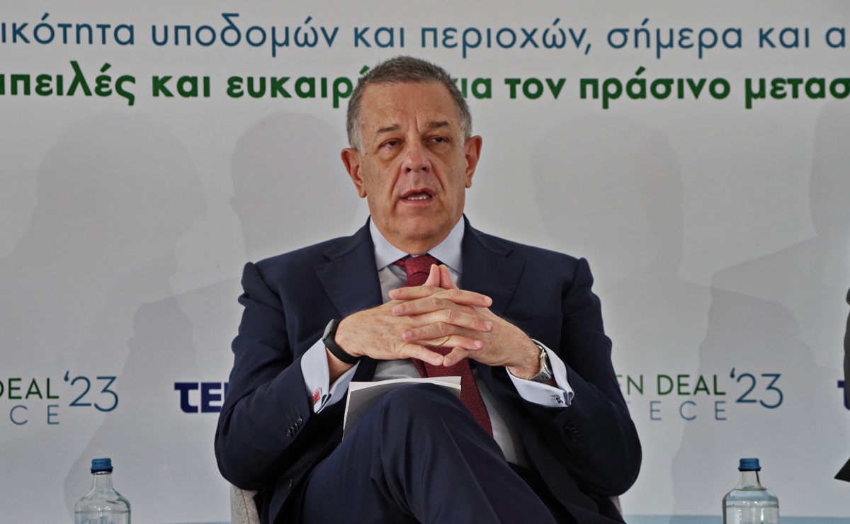 O Υφυπουργός Υποδομών και Μεταφορών Νίκος Ταχιάος, στο 3ο Συνέδριο «Green Deal Greece» © Υπουργείο Υποδομών και Μεταφορών