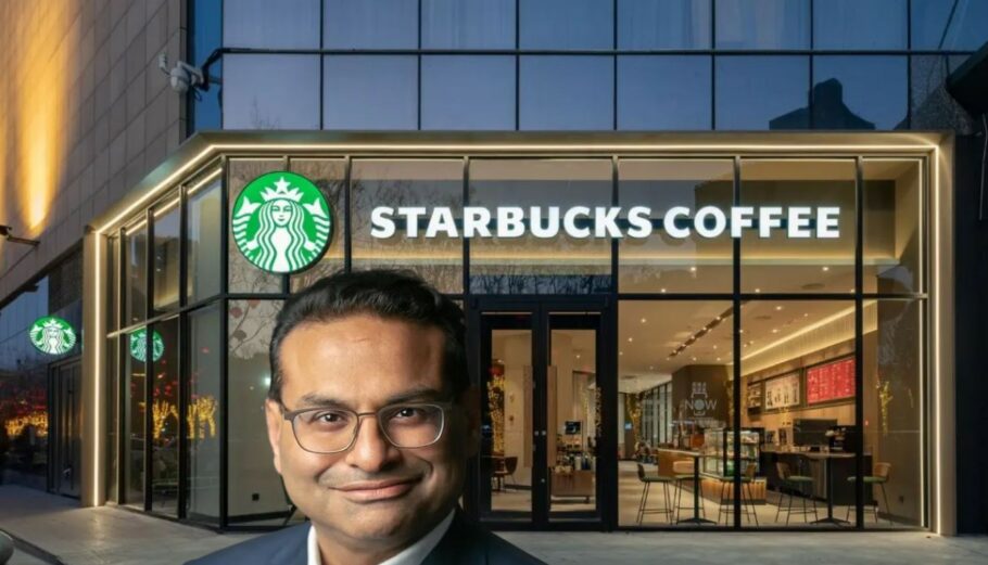 O CEO της Starbucks Laxman Narasimhan © Starbucks.com/powergame.gr