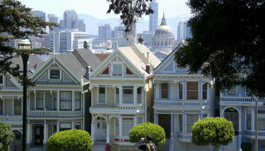 Σπίτια στο Σαν Φρανσίσκο των ΗΠΑ © Pixabay