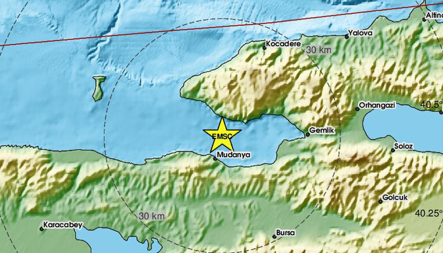 Το επίκεντρο της δόνησης © emsc-csem.org