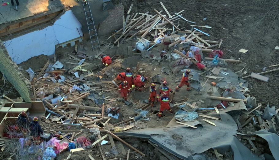 Σεισμός στην Κίνα © EPA/ XINHUA / Zhang Hongxiang