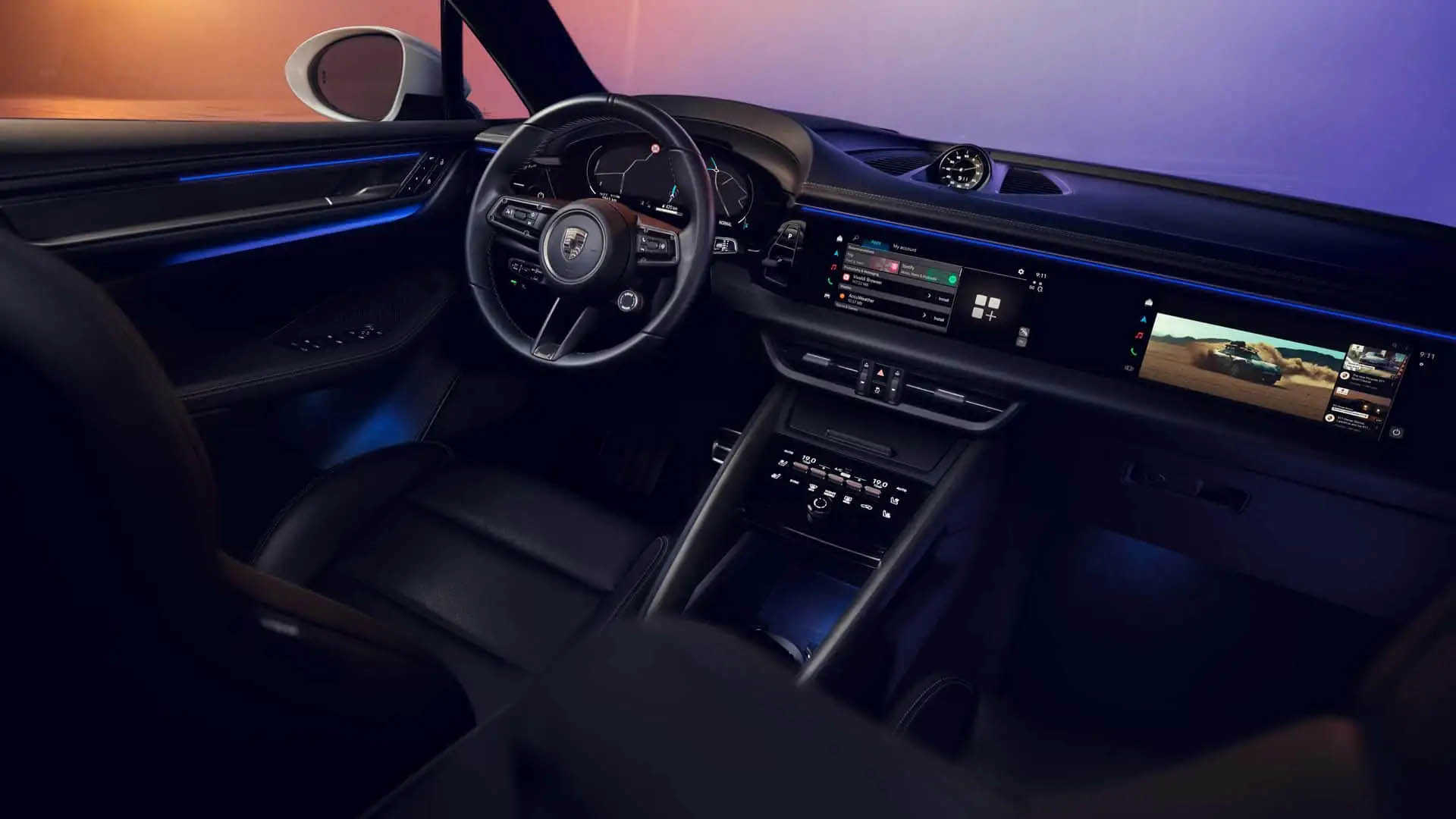 Αποκαλύφθηκε το εσωτερικό της ηλεκτρικής Porsche Macan