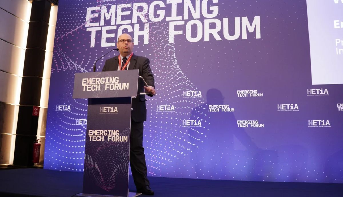 Εμμανουήλ Ζερβάκης, Πρόεδρος της Ένωσης Ελληνικών Εταιριών Αναδυόμενων Τεχνολογιών (ΗΕΤiΑ) © ΔΤ