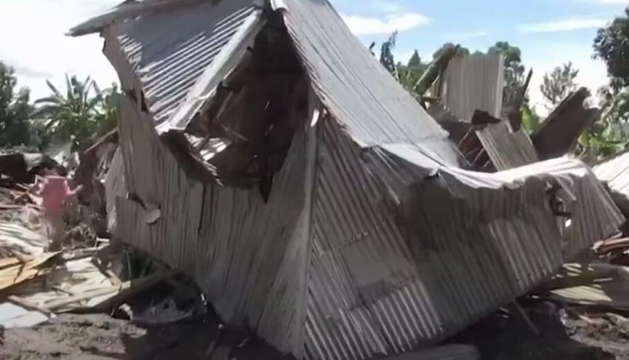 Καταστροφές από πλημμύρες στο Κονγκό © Printscreen YouTube