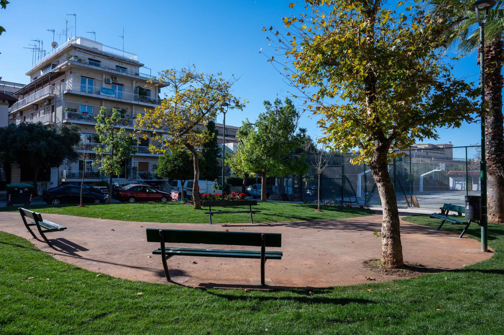 Το νέο πάρκο τσέπης στα Άνω Πατήσια © Βασίλης Λαμπίρης