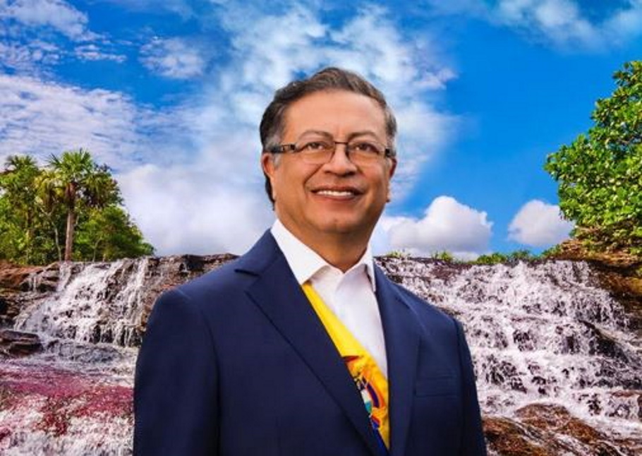 Ο πρόεδρος της Κολομβίας Γκουστάβο Πέτρο©twitter/petrogustavo