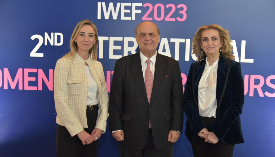 Ο πρόεδρος και διευθύνων σύμβουλος της Ελληνικής Αναπτυξιακής Τράπεζας-HDB, Γεώργιος Ζαββός, στο 2ο Διεθνές Φόρουμ Γυναικείας Επιχειρηματικότητας©ΔΤ