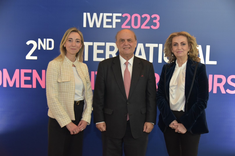 Ο πρόεδρος και διευθύνων σύμβουλος της Ελληνικής Αναπτυξιακής Τράπεζας-HDB, Γεώργιος Ζαββός, στο 2ο Διεθνές Φόρουμ Γυναικείας Επιχειρηματικότητας©ΔΤ
