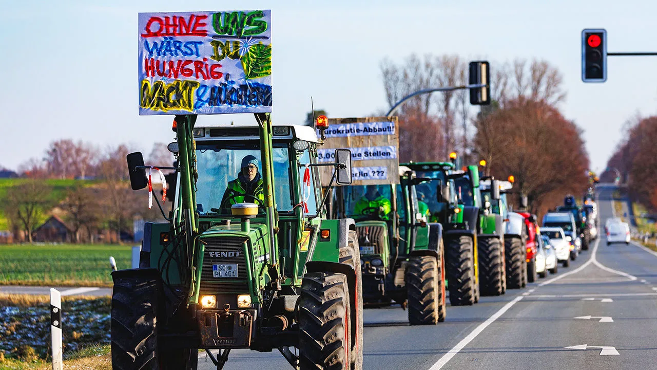 Αγροτικές κινητοποιήσεις στην Γερμανία © Twiiter/X The Economist