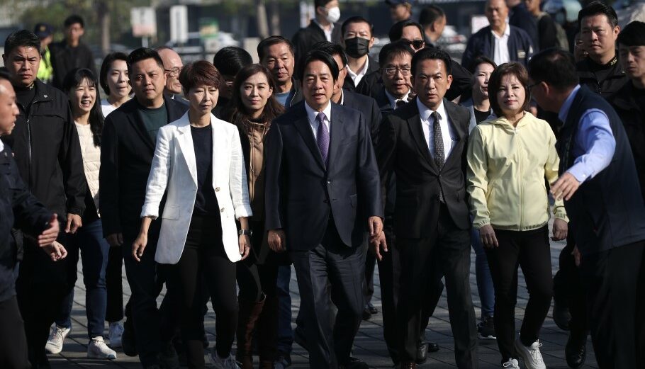 Ο νέος πρόεδρος της Ταϊβάν, Λάι Τσινγκ-τε © EPA/RITCHIE B. TONGO