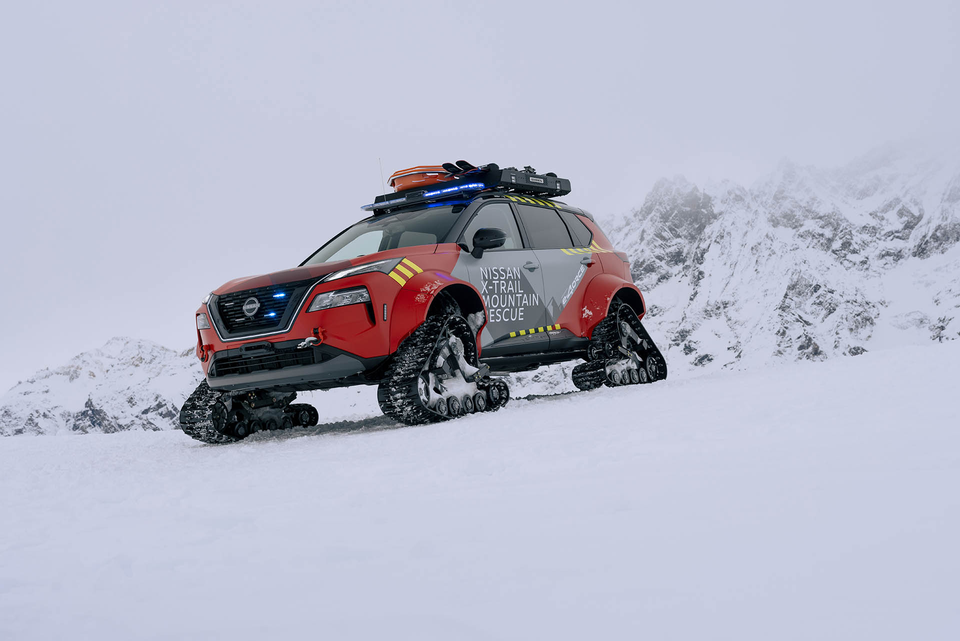 Το Nissan X-Trail Mountain Rescue στις πίστες σκι