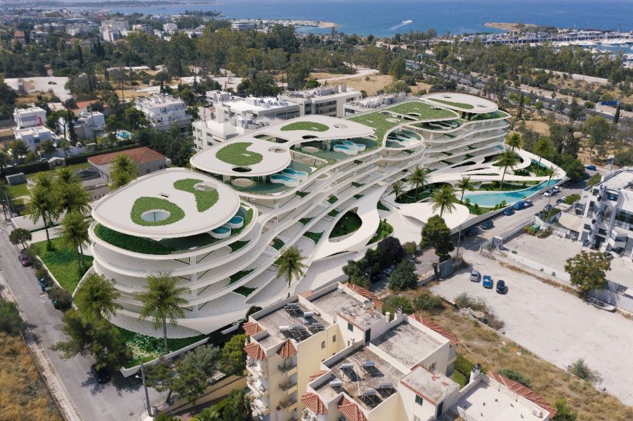 Η μακέτα από το «Athens Triton» στο Ελληνικό© qg-investments.com/ 314architecturestudio.com/mob.php