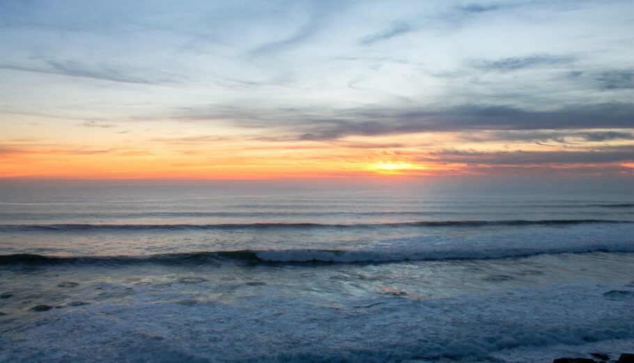 Ηλιοβασίλεμα του Ειρηνικού Ωκεανού@pixabay