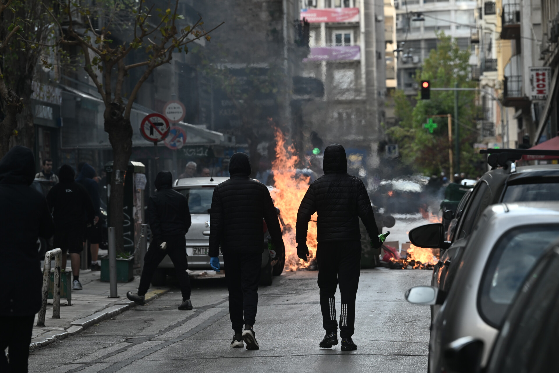 Επεισόδια στα Εξάρχεια © ΤΑΤΙΑΝΑ ΜΠΟΛΑΡΗ/EUROKINISSI