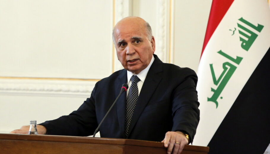Ο υπουργός Εξωτερικών του Ιράκ, Φουάντ Χουσέιν © EPA/ABEDIN TAHERKENAREH