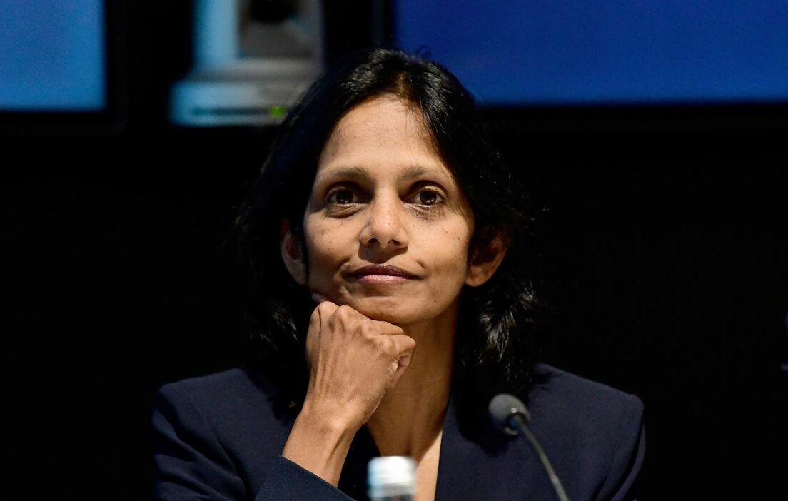 Η CEO της Macquarie, Shemara Wikramanayake © EPA/BIANCA DE MARCHI AUSTRALIA AND NEW ZEALAND OUT