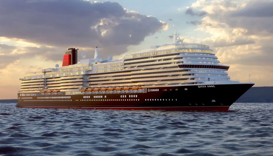 Το κρουαζιερόπλοιο Queen Anne της Cunard Line © cunard.com/