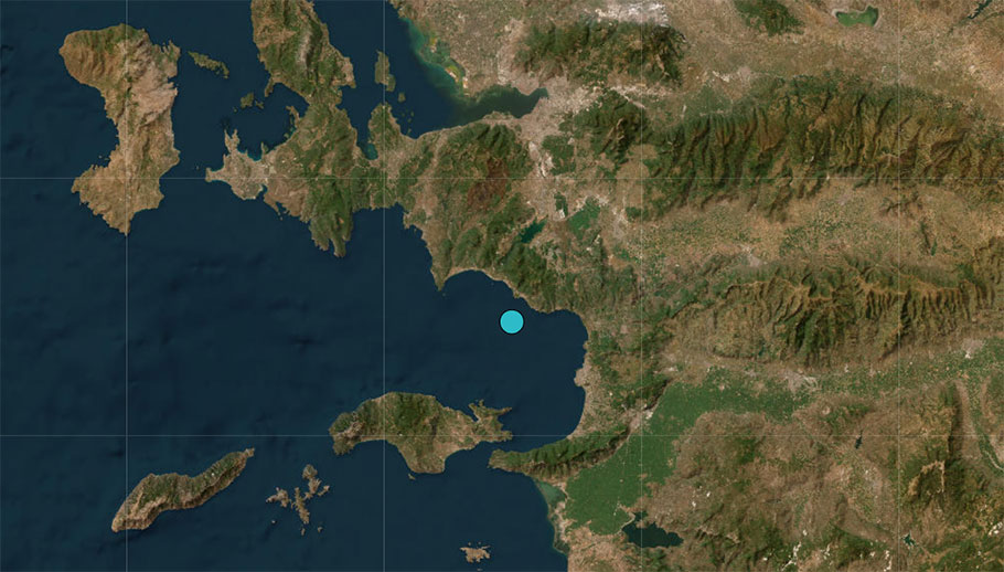 Σεισμός 4,9 Ρίχτερ βόρεια της Σάμου