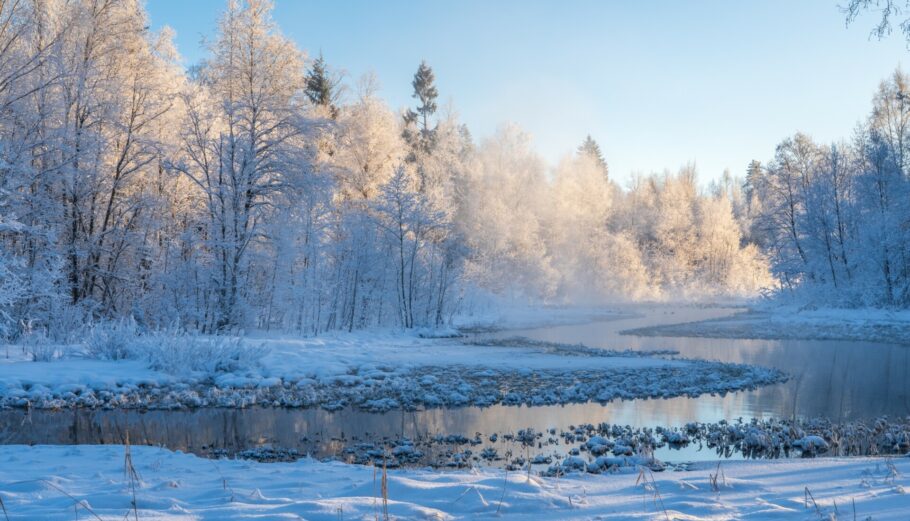 Κύμα ψύχους με χιόνια στην Εσθονία © twitter.com/severeweathereu