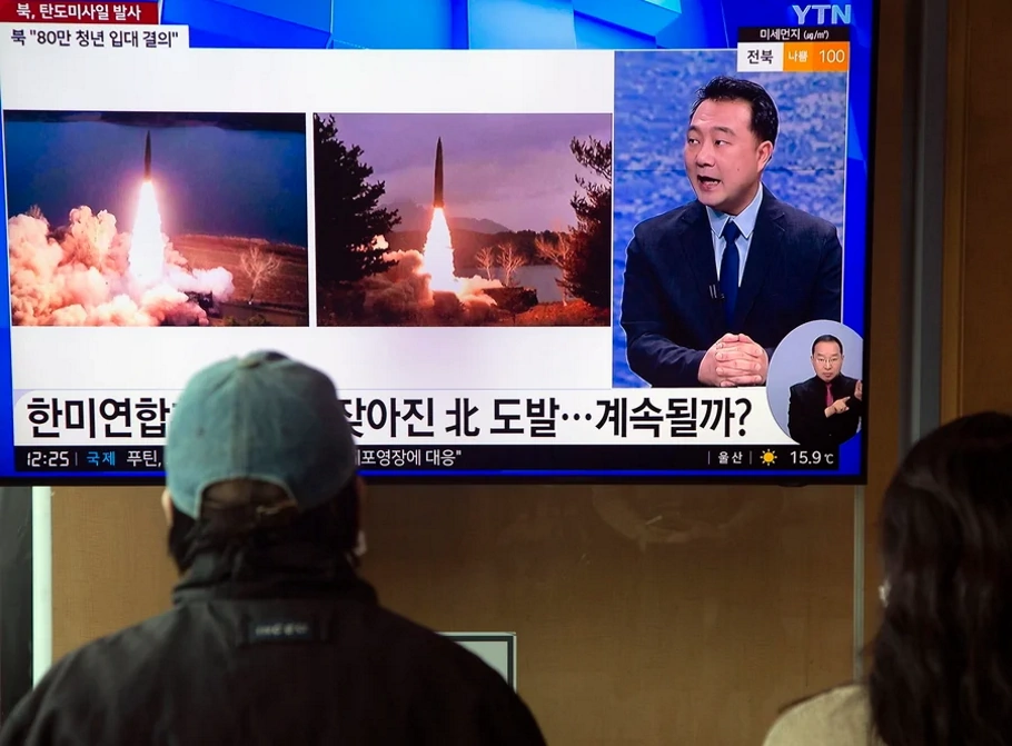 Εκτόξευση πυραύλου από τη Βόρεια Κορέα @EPA/JEON HEON-KYUN