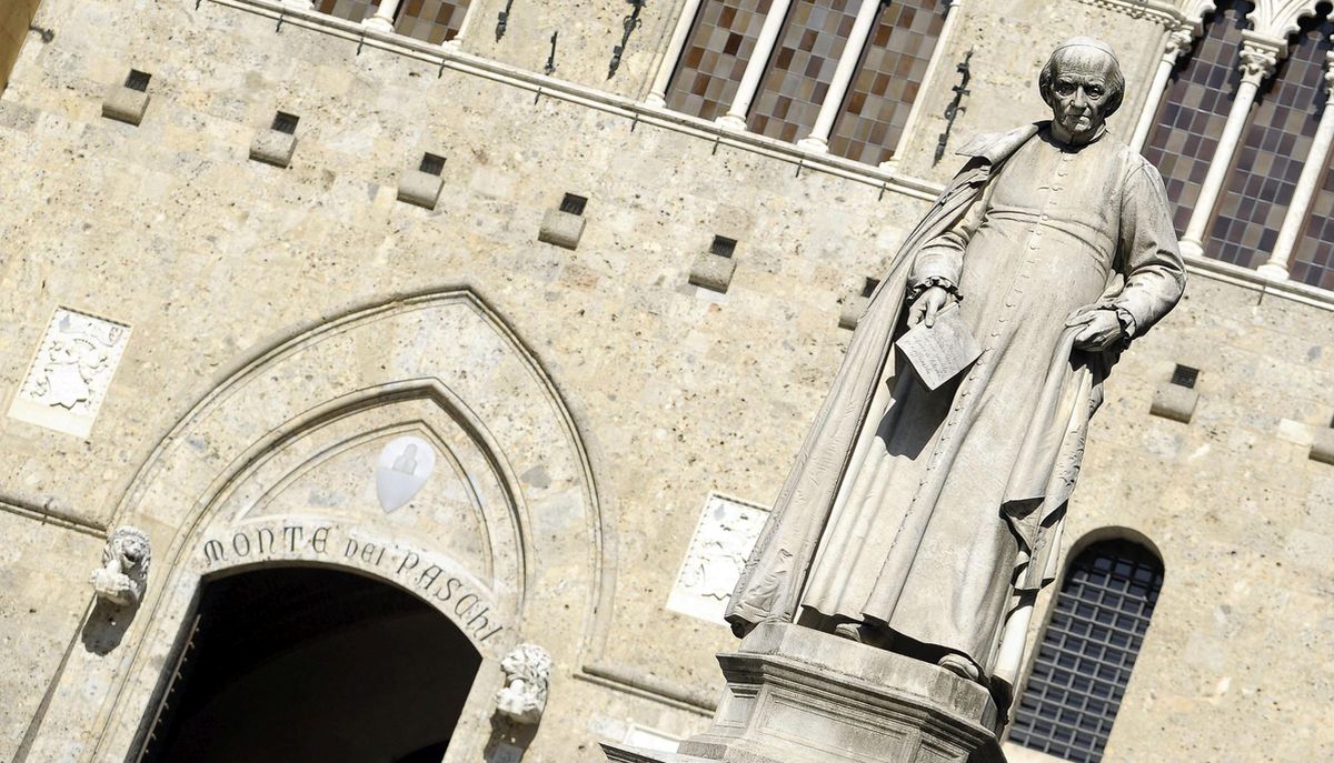 Η ιταλική τράπεζα Monte dei Paschi di Siena © EPA/CARLO FERRARO