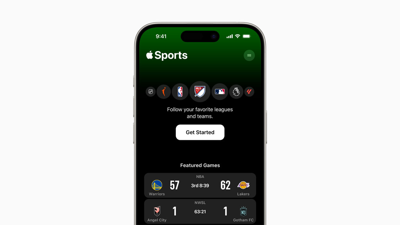 Το Apple Sports © Apple