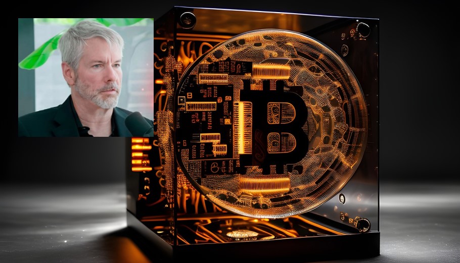 Bitcoin και Michael Saylor της MicroStrategy © Pixabay/YouTube/screenshot