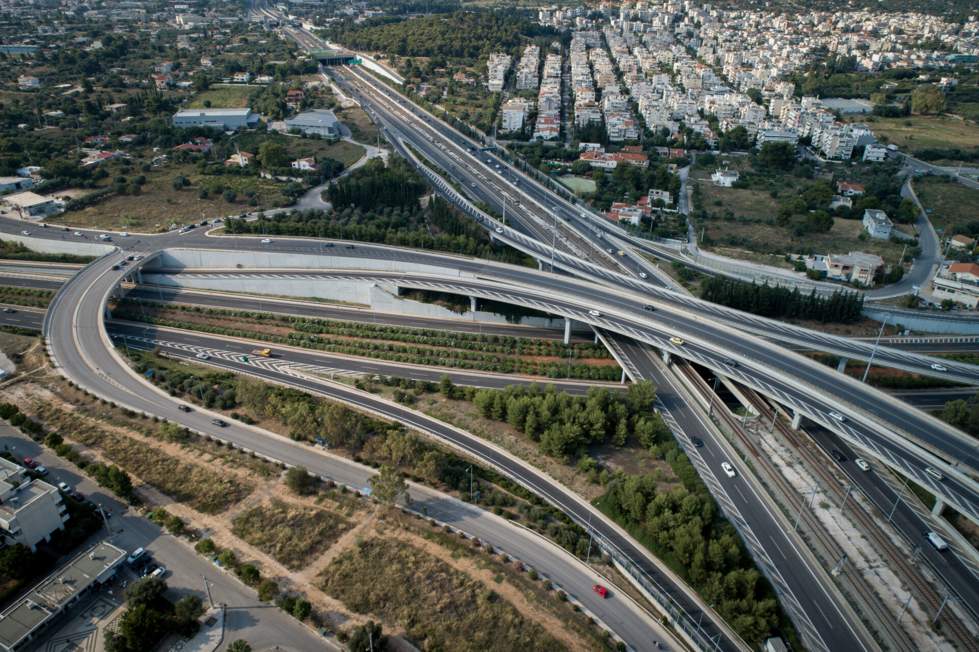 Αττική Οδός - Κόμβος Περιφερειακής Υμηττού © Eurokinissi