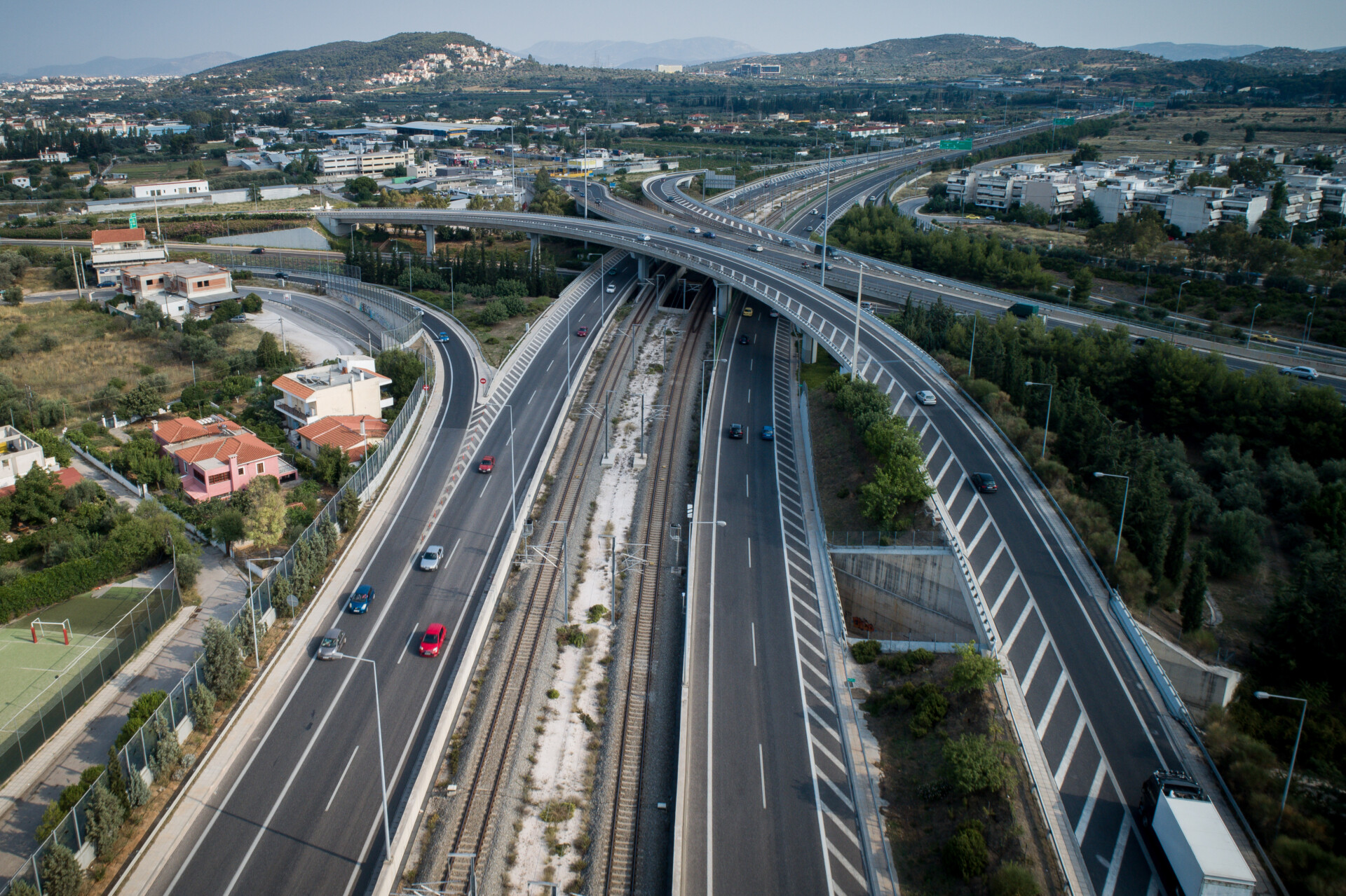 Αττική Οδός - Κόμβος Περιφερειακής Υμηττού © Eurokinissi