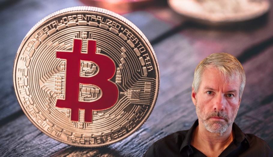 Bitcoin και Michael Saylor της MicroStrategy © Pixabay/YouTube screenshot/Powergame