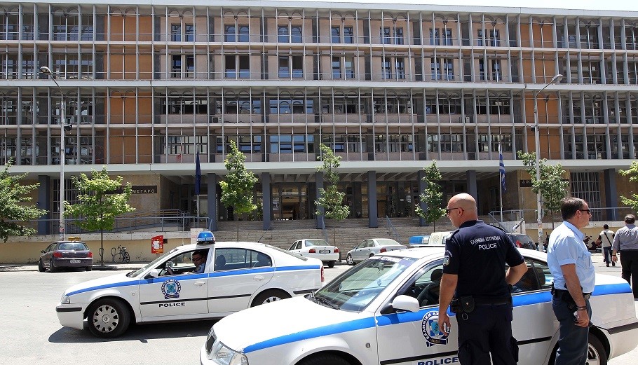 Αστυνομία στο Δικαστικό Μέγαρο Θεσσαλονίκης ©Eurokinissi