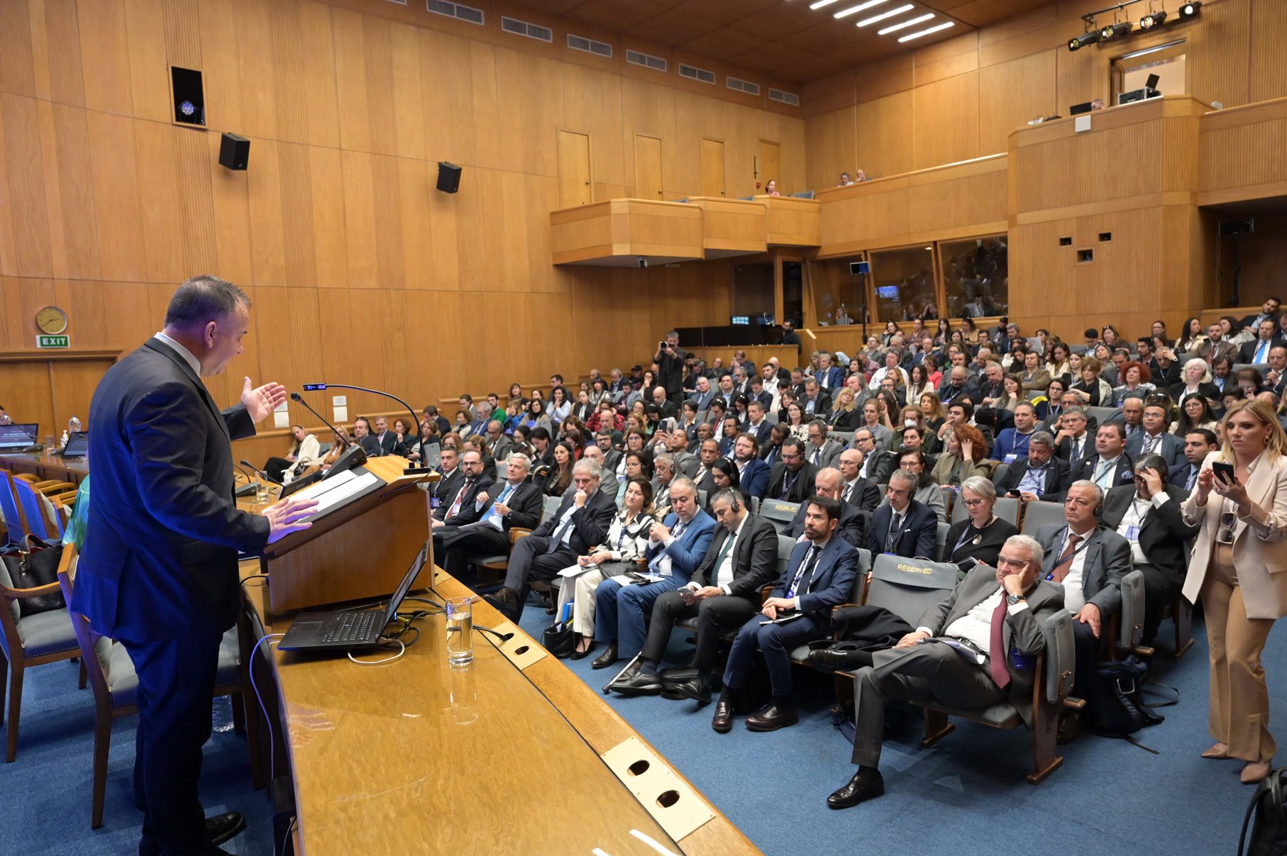 Ο Γιάννης Παππάς στο 2ο Συνέδριο Ενδιαφερόμενων Φορέων στη Βιώσιμη «Γαλάζια Οικονομία» © ΔΤ