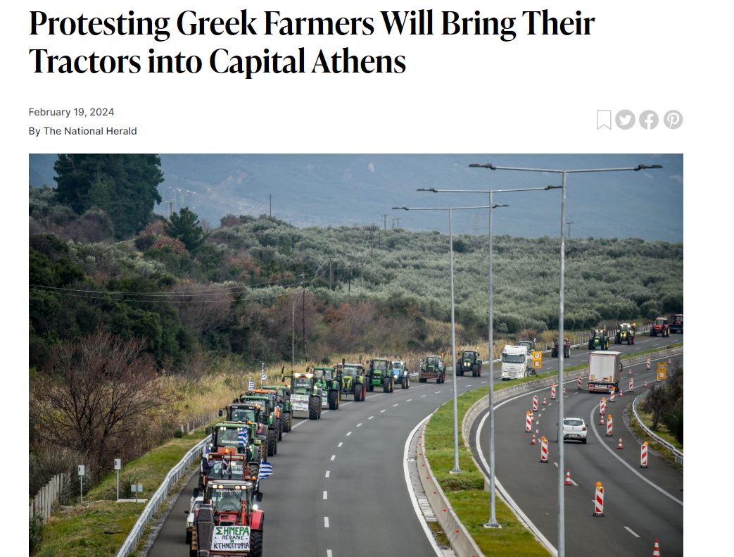 Τι αναφέρει ο Εθνικός Κήρυξ για τους Έλληνες αγρότες