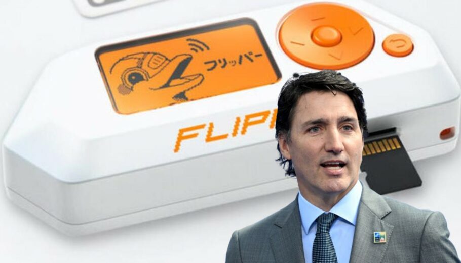 Ο Καναδός πρωθυπουργός, Τζάστιν Τριντό, απαγορεύει στον Καναδά το Flipper Zero © Flipper Zero / EPA/FILIP SINGER / powergame.gr