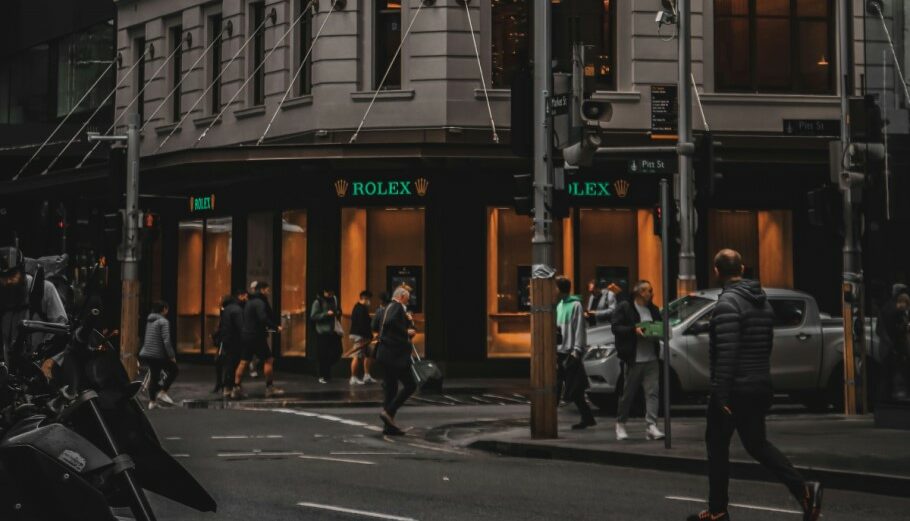 Κατάστημα της Rolex © Pexels