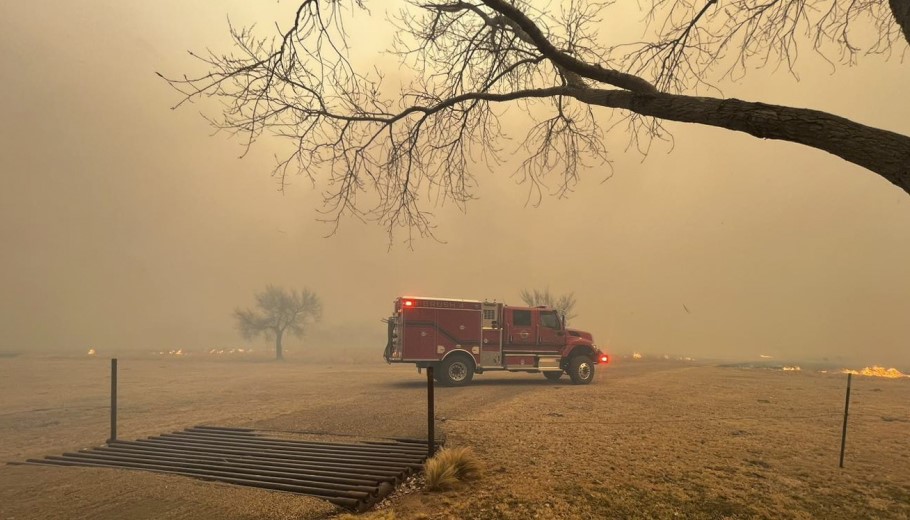 Πυρκαγιές στο Τέξας © EPA/GREENVILE, TX FIRE-RESCUE HANDOUT