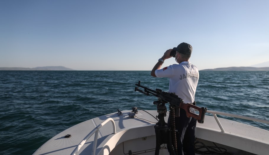 Τουρκική ακτοφυλακή © EPA/SEDAT SUNA