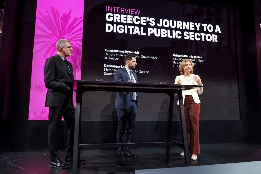 Telekom: Η ψηφιοποίηση του ελληνικού δημόσιου στην MWC 2024