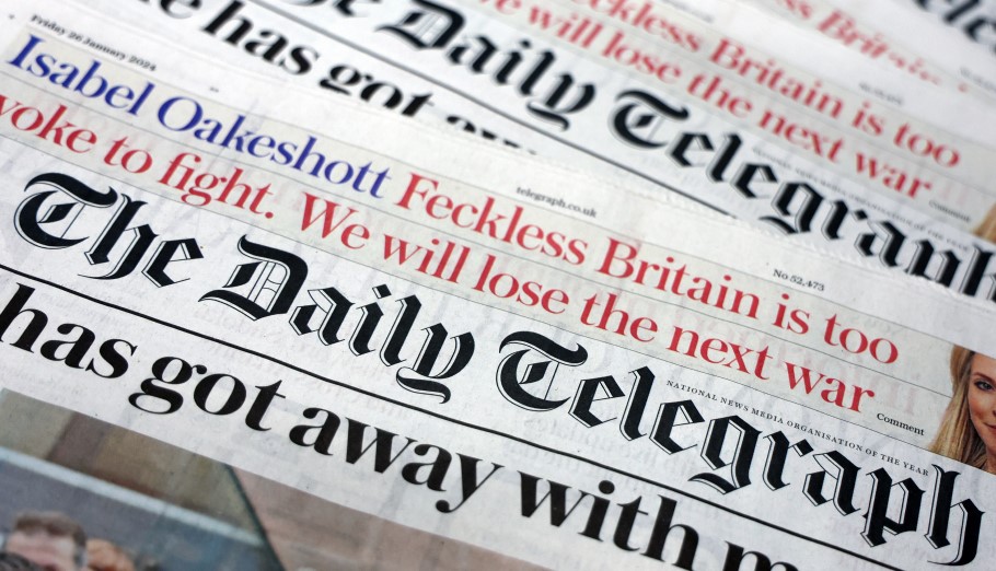 Telegraph © EPA/ANDY RAIN