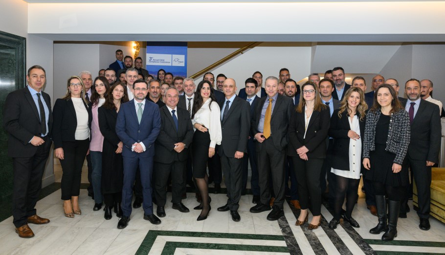 Συμμετέχοντες του συνεδρίου από τη Fraport Greece και την Αρχή Πολιτικής Αεροπορίας © ΔΤ
