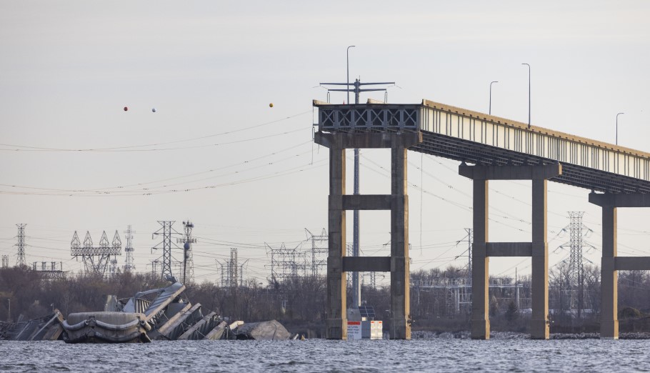 Γέφυρα Βαλτιμόρης © EPA/JIM LO SCALZO