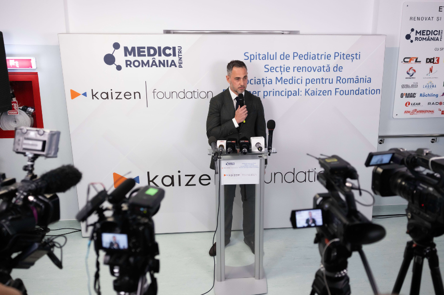 O Πρόεδρος του Kaizen Foundation, Πάνος Κωνσταντόπουλος, μιλάει για το έργο της ανακαίνισης στα Ρουμανικά ΜΜΕ©ΔΤ