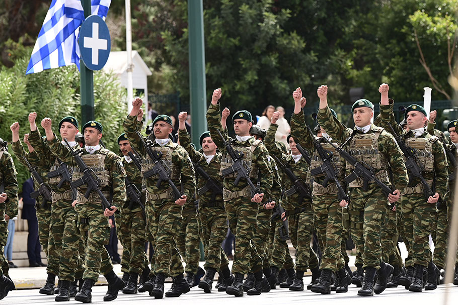 25η Μαρτίου, στρατιωτική παρέλαση στην Αθήνα © ΜΙΧΑΛΗΣ ΚΑΡΑΓΙΑΝΝΗΣ/EUROKINISSI